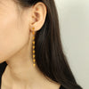 316L Stainless Steel Jewelry Set With Geometric Triangle Pattern Handmade Electroplated For Women