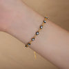Titanium Steel Jewelry Set With Oil Drop Stitching Electroplated For Women
