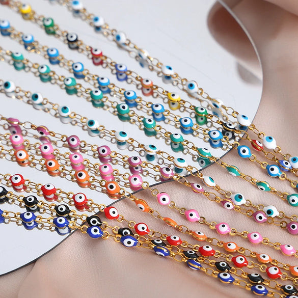 Titanium Steel Jewelry Set With Oil Drop Stitching Electroplated For Women