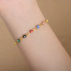 Titanium Steel Jewelry Set With Oil Drop Stitching Electroplated For Women