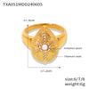 316L Stainless Steel Jewelry With Love Bell Water Drop Pattern French Retro Style Electroplated
