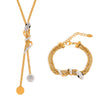 316L Stainless Steel Jewelry With Spirit Snake Design Double Layer Chain Electroplated Style For Unisex