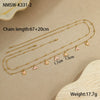 Titanium Steel 18K Real Gold Multilayered Waist Chain Body Chain Fashionable Highend Accessories