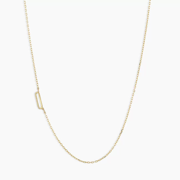 Titanium Steel Letter Geometric Ochain Necklace For Women