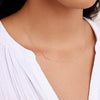 Titanium Steel Letter Geometric Ochain Necklace For Women