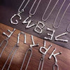 Titanium Steel Letter Hiphop Couple's Necklace With Finishing Plating