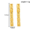 Titanium Steel Light Luxury Butterfly Flower Geometric Tassel Earrings With Electroplating