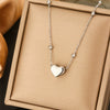 Titanium Steel Light Luxury Women's Necklace With Electroplating Design Constellation Heart Fruit And Various Shapes Pendant And Conventional Chain