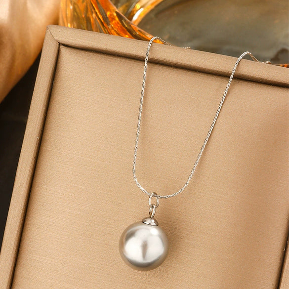 Titanium Steel Light Luxury Women's Necklace With Electroplating Design Constellation Heart Fruit And Various Shapes Pendant And Conventional Chain