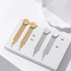 Titanium Steel Long Tassel Earrings For Women Light Luxury Style