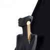 Titanium Steel Long Tassel Earrings For Women Light Luxury Style