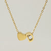 316L Stainless Steel Love Letter Necklace With English Letter Pendant And Cross Chain