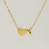 316L Stainless Steel Love Letter Necklace With English Letter Pendant And Cross Chain