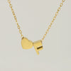 316L Stainless Steel Love Letter Necklace With English Letter Pendant And Cross Chain