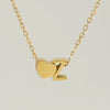 316L Stainless Steel Love Letter Necklace With English Letter Pendant And Cross Chain