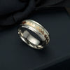 Titanium Steel Luminous Bat Geometric Unisex Ring Electroplated Jewelry