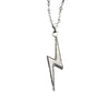 Titanium Steel Luminous Lightning Pendant Unisex Fashion Necklace With Geometric Style And Electroplating Treatment