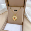 Titanium Steel Microinlaid Diamond Geometric Cartoon Style Necklace