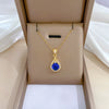 Titanium Steel Microinlaid Diamond Geometric Cartoon Style Necklace
