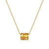 Titanium Steel Necklace Electroplating Geometric Cartoon Flower Style For Unisex