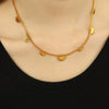 316L Stainless Steel Necklace With Radiant Semicircle Sun Pendant And Stars Sun And Moon Clouds Universe Patterns Electroplated Hiphop Style For Women