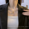 Titanium Steel O Chain Women's Highend Star Shape Projection Moon Necklace With Electroplating