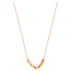 Titanium Steel Octagonal Geometric Light Luxury Women's Necklace With Electroplating And Blade Chain