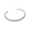 Titanium Steel Open Bracelet In Cold Style With Electroplating Treatment