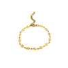 Titanium Steel Oval Sequin Constellation Gold Inlaid Women's Bracelet