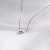 Titanium Steel Pearl Ball Chain Necklace For Women With Letters Numbers Text Pattern Simple Design And 18K Gold Electroplated Treatment