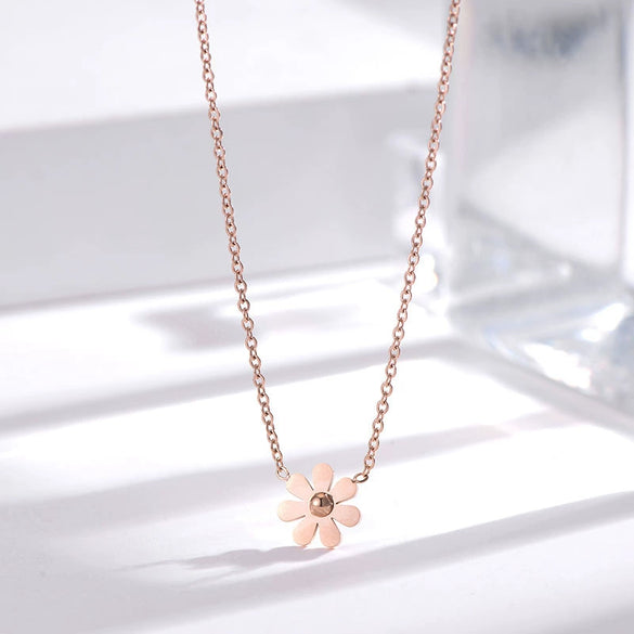 Titanium Steel Pearl Ball Chain Necklace For Women With Letters Numbers Text Pattern Simple Design And 18K Gold Electroplated Treatment