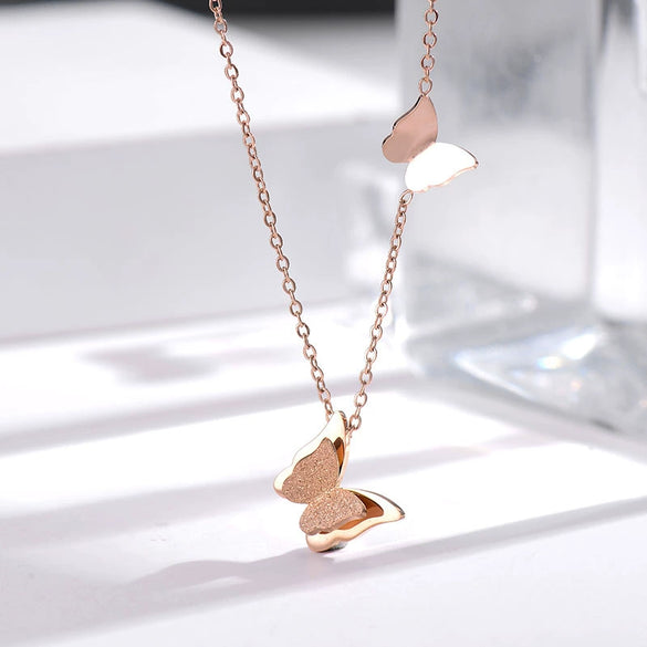 Titanium Steel Pearl Ball Chain Necklace For Women With Letters Numbers Text Pattern Simple Design And 18K Gold Electroplated Treatment