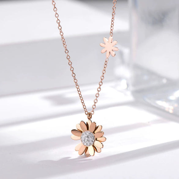 Titanium Steel Pearl Ball Chain Necklace For Women With Letters Numbers Text Pattern Simple Design And 18K Gold Electroplated Treatment