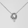 316L Stainless Steel Pendant Necklace With Letter Pattern 18K Gold Plated Unisex