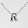 316L Stainless Steel Pendant Necklace With Letter Pattern 18K Gold Plated Unisex