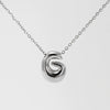316L Stainless Steel Pendant Necklace With Letter Pattern 18K Gold Plated Unisex