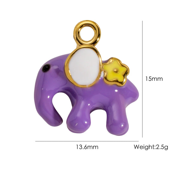 Titanium Steel Pendant With Oildrip Inlaid Diamonds And Natural Stone Stainless Steel Furnace Gold Accessories Geometric Style Electroplated