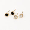 Simple Style Circle 304 Stainless Steel Zircon 14K Gold Plated