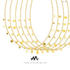 316L Stainless Steel Plated 18K Gold Clavicle Chain Necklace With Geometric Pattern In Light Luxury Style