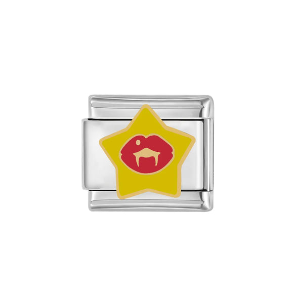 Titanium Steel Pumpkin Elephant Number Italian Charms