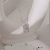 Titanium Steel Retro Embossed Butterfly Animal Zodiac Pendant Necklace Gold Plated Bone Snake Chain For Women