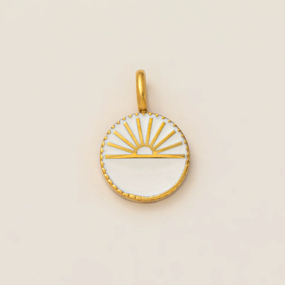 Titanium Steel Retro Geometric Pendant Necklace With Electroplating Rainbow Stars Love Pattern