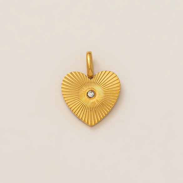 Titanium Steel Retro Geometric Pendant Necklace With Electroplating Rainbow Stars Love Pattern
