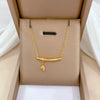 Titanium Steel Rich Bamboo Geometric Style Electroplated Unisex Necklace