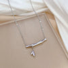 Titanium Steel Rich Bamboo Geometric Style Electroplated Unisex Necklace