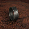 Titanium Steel Ring And Bracelet Unisex With Geometric Pattern And Distressed Design