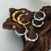 316L Stainless Steel Ring Electroplating Fashion Design Unisex Jewelry