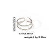 Titanium Steel Ring Open Type Unisex Electroplated With Heart Shape Flower Leaves Letters Numbers Text Design