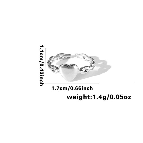 Titanium Steel Ring With Geometric Hollow Leaves Pattern Electroplated For Women And Men