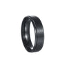 Titanium Steel Ring With Letters Numbers Text Pattern Electroplated Nonfading Step Sand Surface Matte Unisex